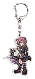 Dissidia Final Fantasy Acrylic Keychain: Lightning (Re-run) thumbnail 1