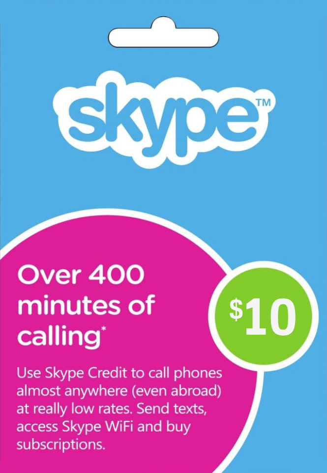 Skype Prepaid Credit Card (USD 10) <span class="ext ext_digital">digital</span> image 1