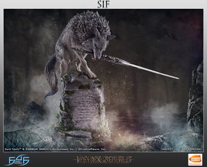 Dark Souls Statue: The Great Grey Wolf, Sif_