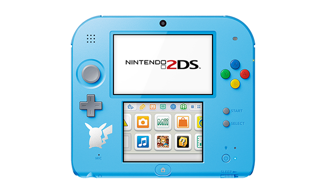 Nintendo 2DS Pokemon Sun Moon (Light Blue) image 2