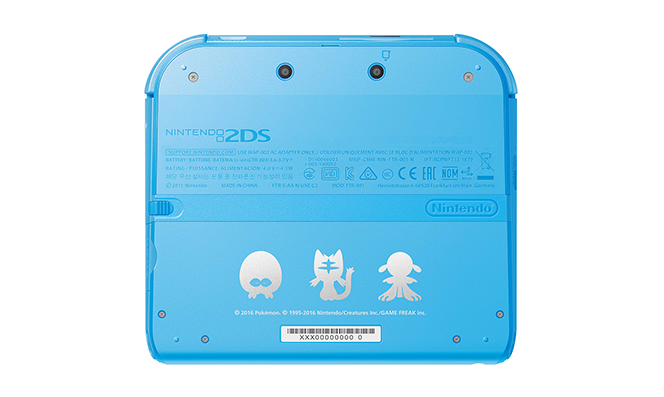 Nintendo 2DS Pokemon Sun Moon (Light Blue) image 3