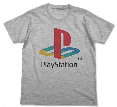 PlayStation T-shirt Heather Gray: First Generation PlayStation (M Size) (re-run) image 1