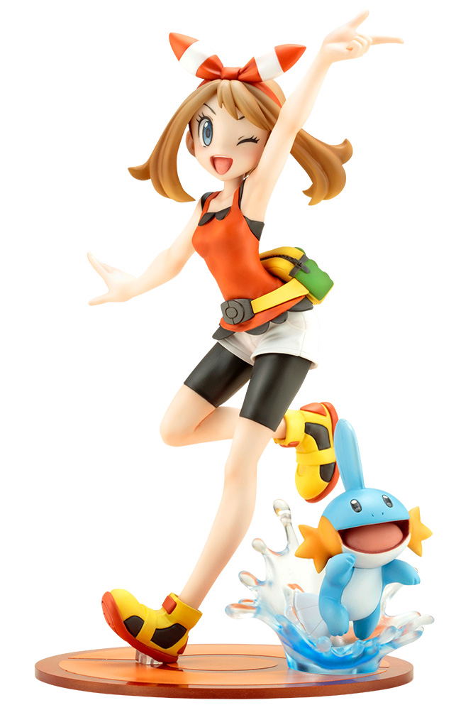ARTFX J Pokemon 1/8 Scale Pre-Painted Figure: May with Mudkip (Re-run) image 1