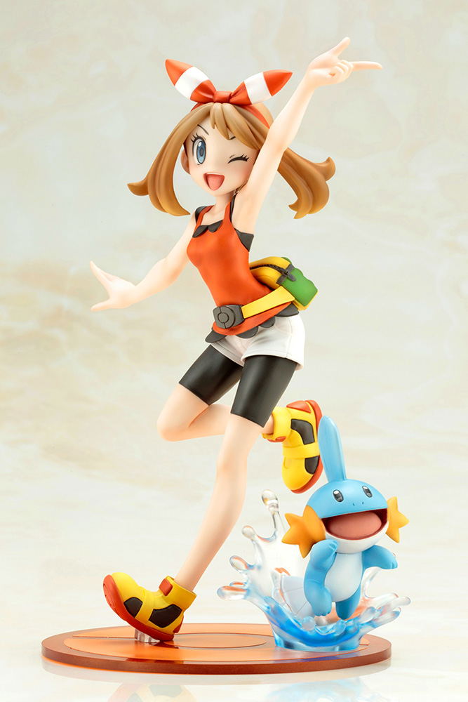 ARTFX J Pokemon 1/8 Scale Pre-Painted Figure: May with Mudkip (Re-run) image 2
