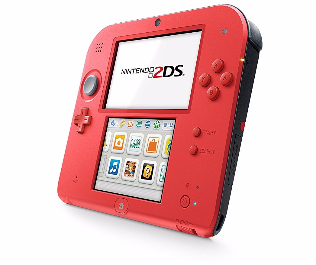 Nintendo 2DS Mario Kart 7 Bundle (Crimson Red 2)