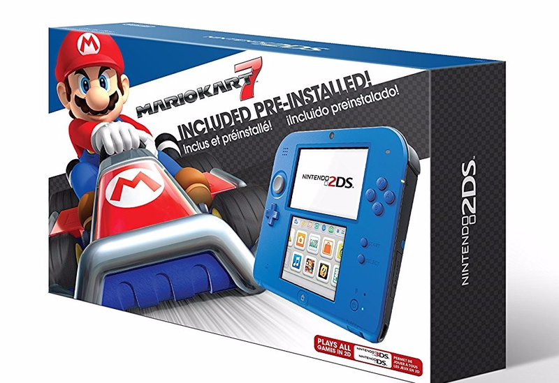 Nintendo 2DS Mario Kart 7 Bundle Electric Blue 2 Bitcoin
