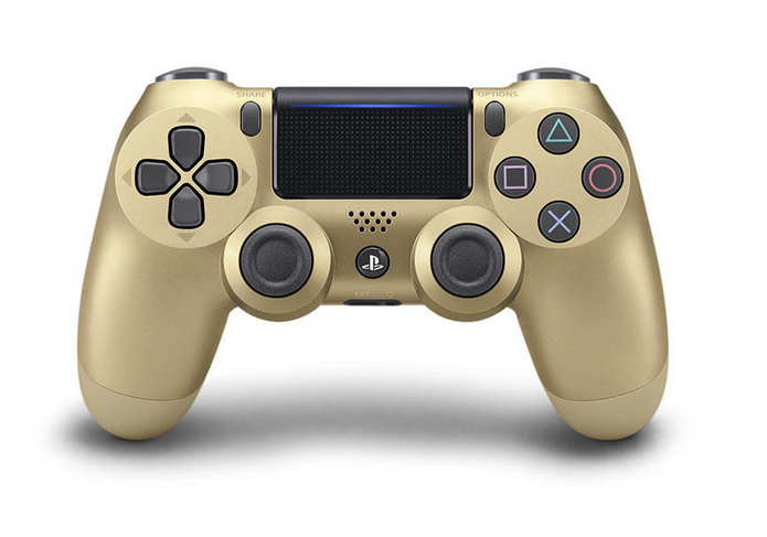 New DualShock 4 CUH-ZCT2 Series (Gold) image 1