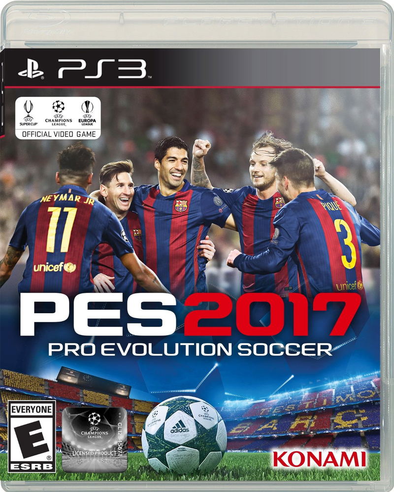 Pro Evolution Soccer 2017 (Spanish Texts Back Cover) image 1