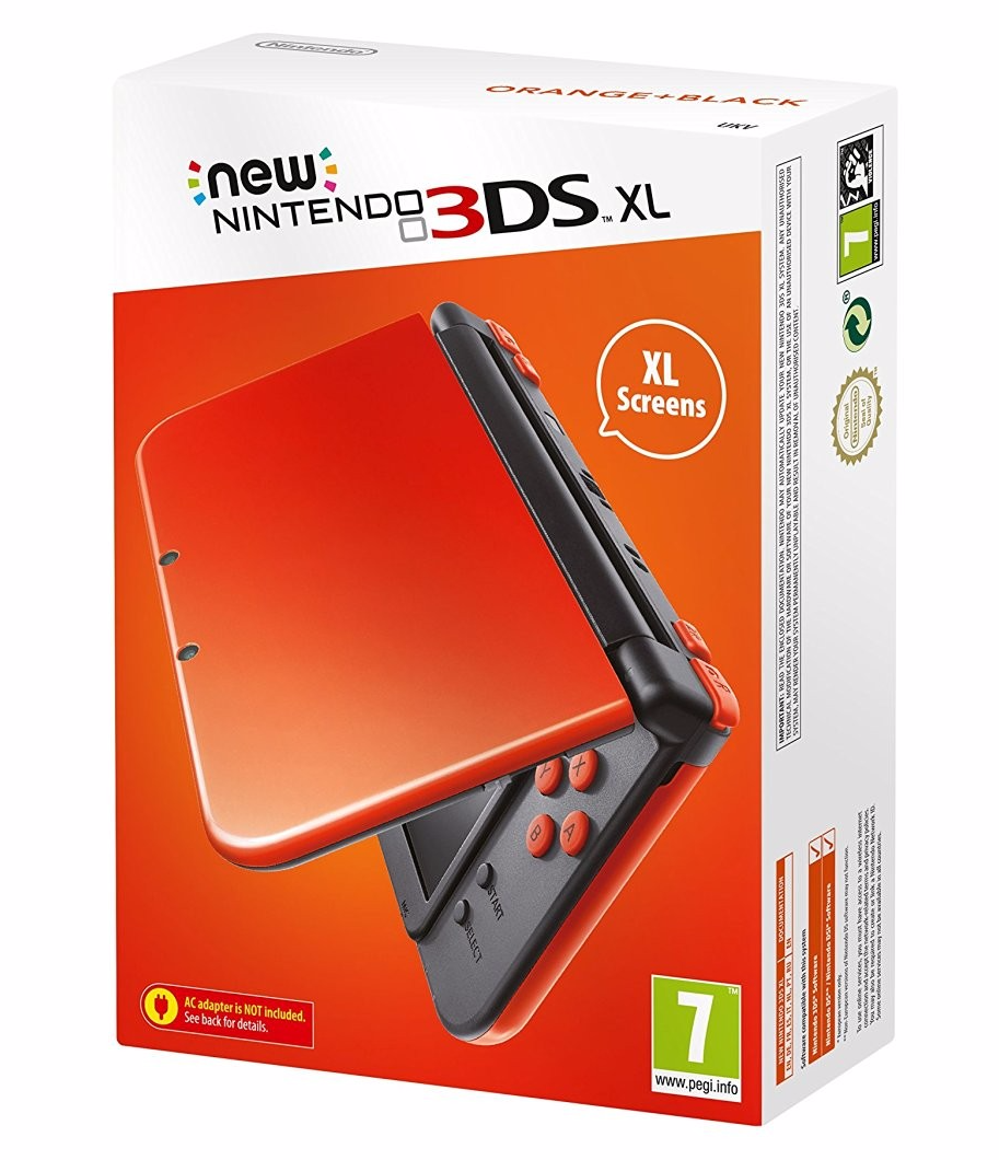 Nintendo 3DS XL (Orange and