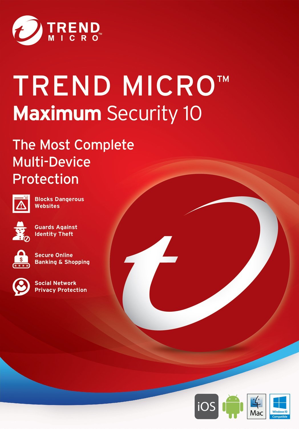 Trend Micro Maximum Security 2016, 1 Year, 5 PC digital — Import Game Deal