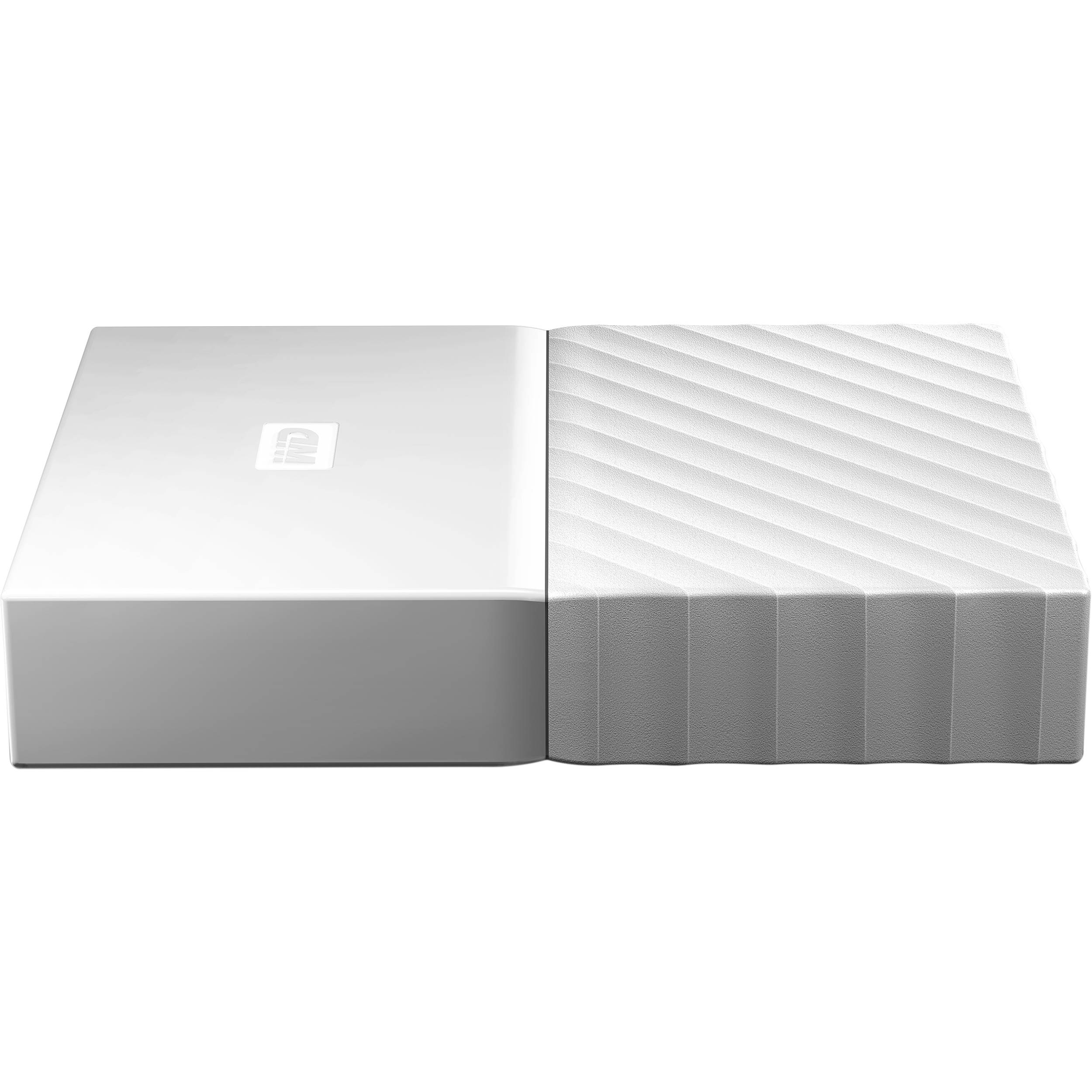 Western Digital My Passport Portable 2TB, USB 3.0 (White) for Desktop