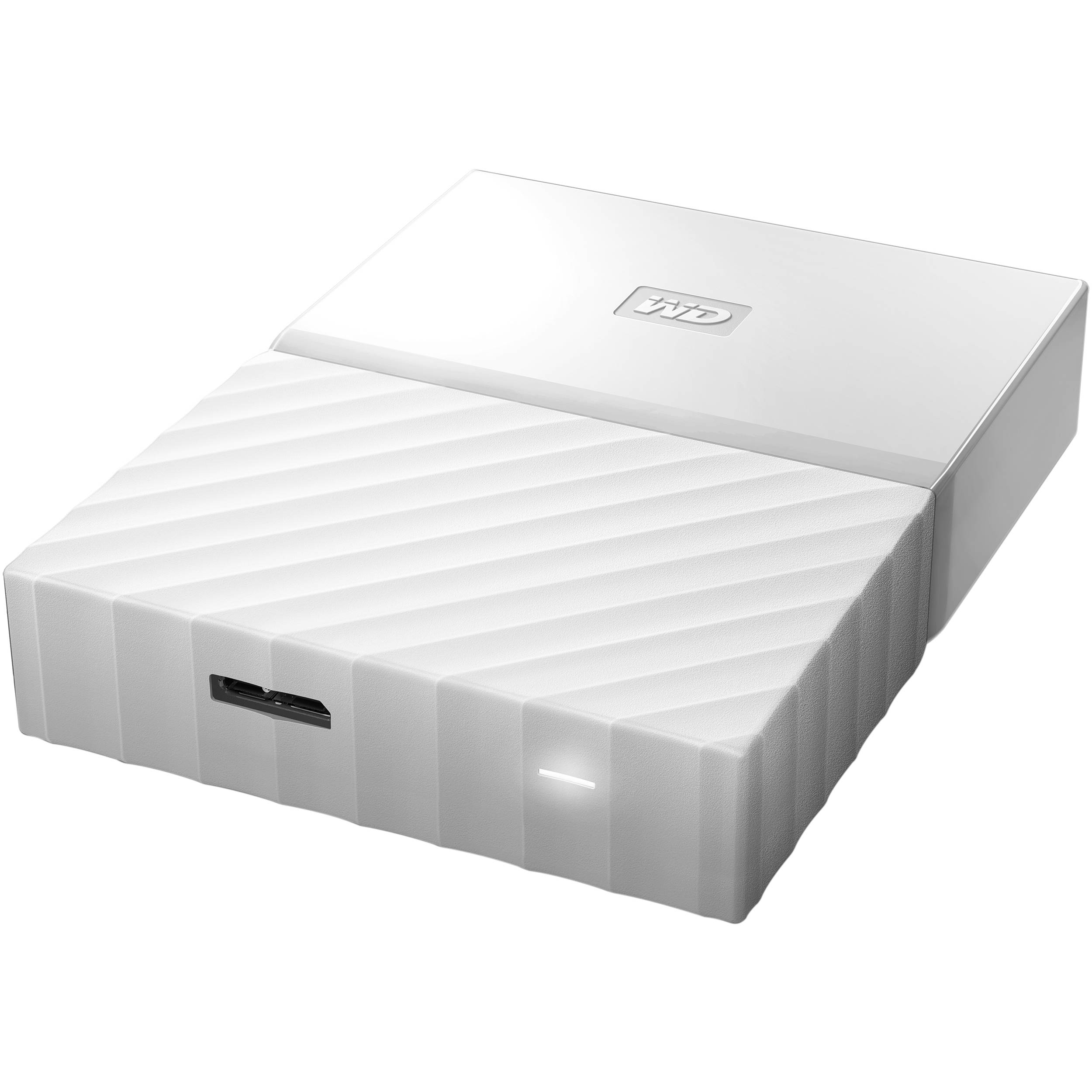 Western Digital My Passport Portable 2TB, USB 3.0 (White) for Desktop