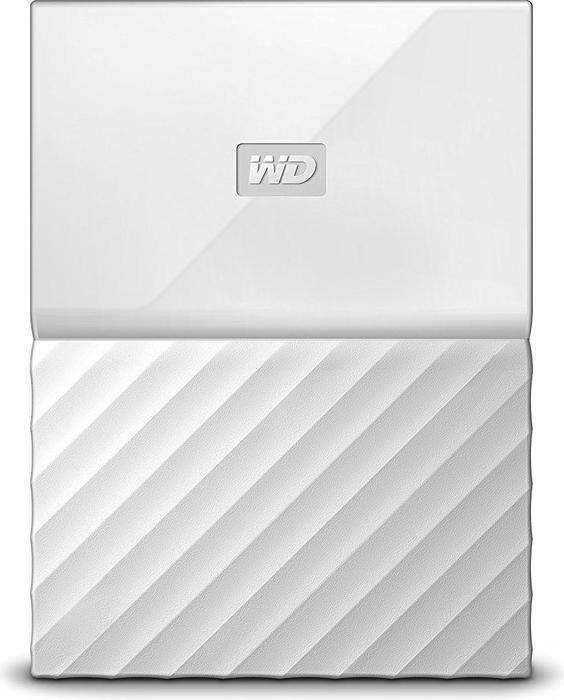 Western Digital My Passport Portable 2TB, USB 3.0 (White) for Desktop