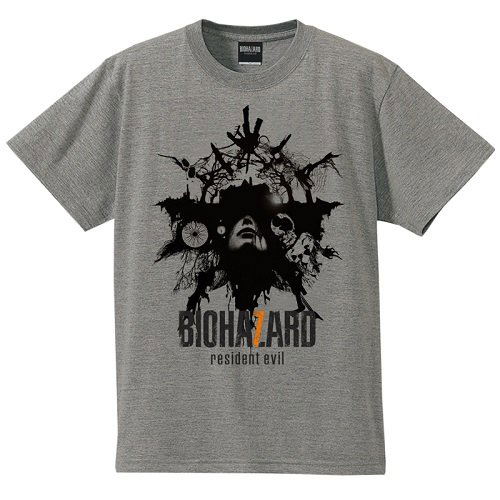 Biohazard 7 Resident Evil T-Shirt Gray (XL Size) image 1