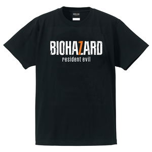 Biohazard 7 Title Logo T-Shirt Black (S Size)_