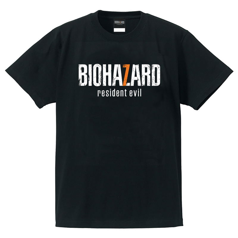 Biohazard 7 Title Logo T-Shirt Black (S Size) image 1