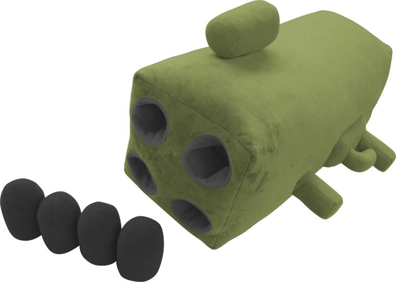Biohazard Cushion: Rocket Launcher Shape image 1