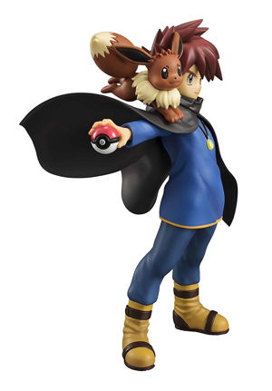 G.E.M. Series Pocket Monsters Pre-Painted PVC Figure: Shigeru & Eevee