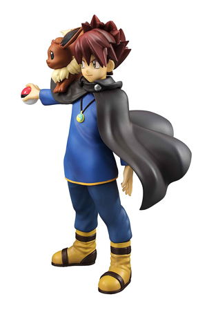 G.E.M. Series Pocket Monsters Pre-Painted PVC Figure: Shigeru & Eevee