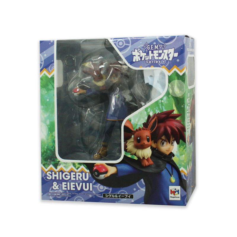 G.E.M. Series Pocket Monsters Pre-Painted PVC Figure: Shigeru & Eevee image 9