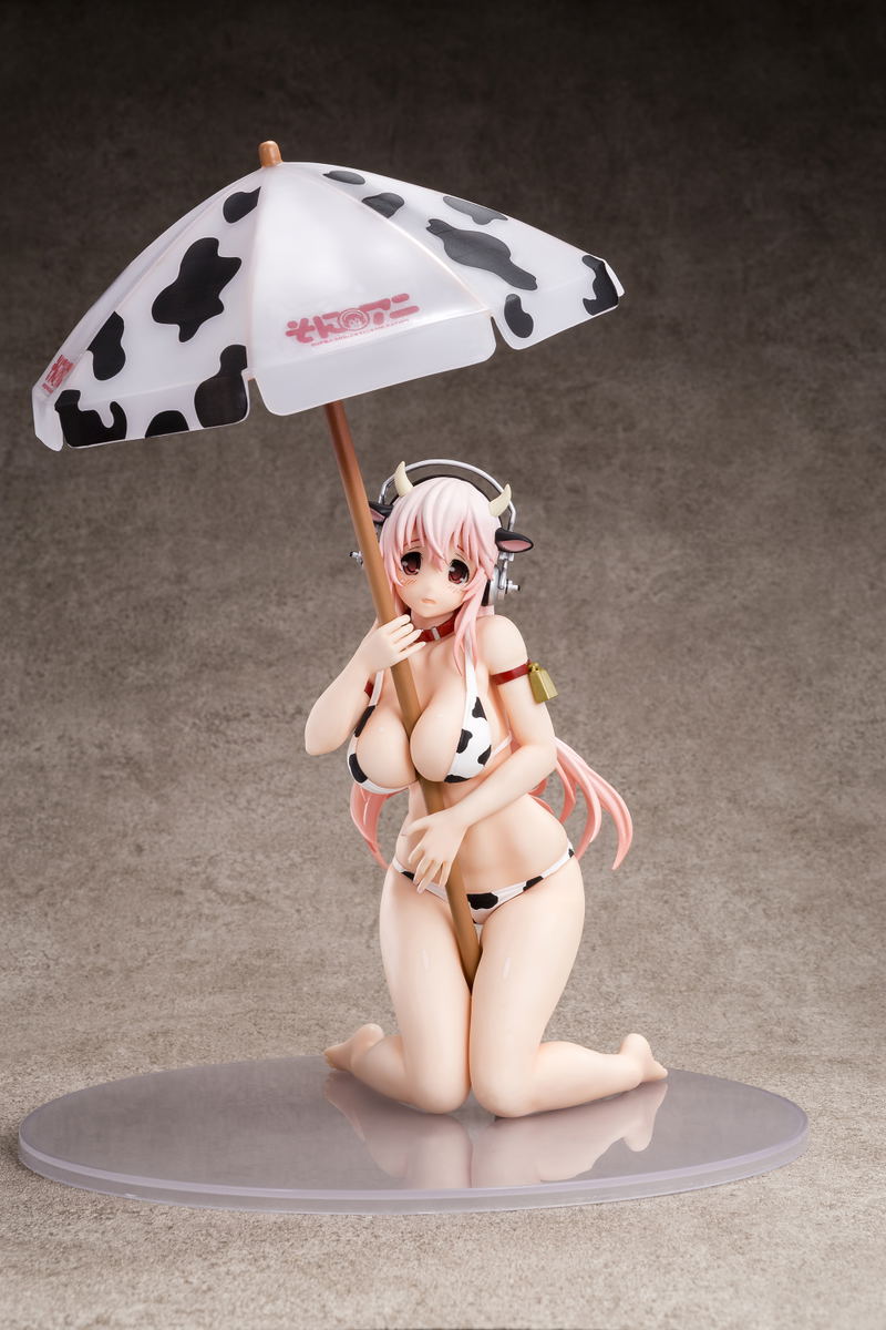 SoniAni Super Sonico The Animation 1/7 Scale Pre-Painted Figure: Super Sonico Holstein Bikini de Straw image 2