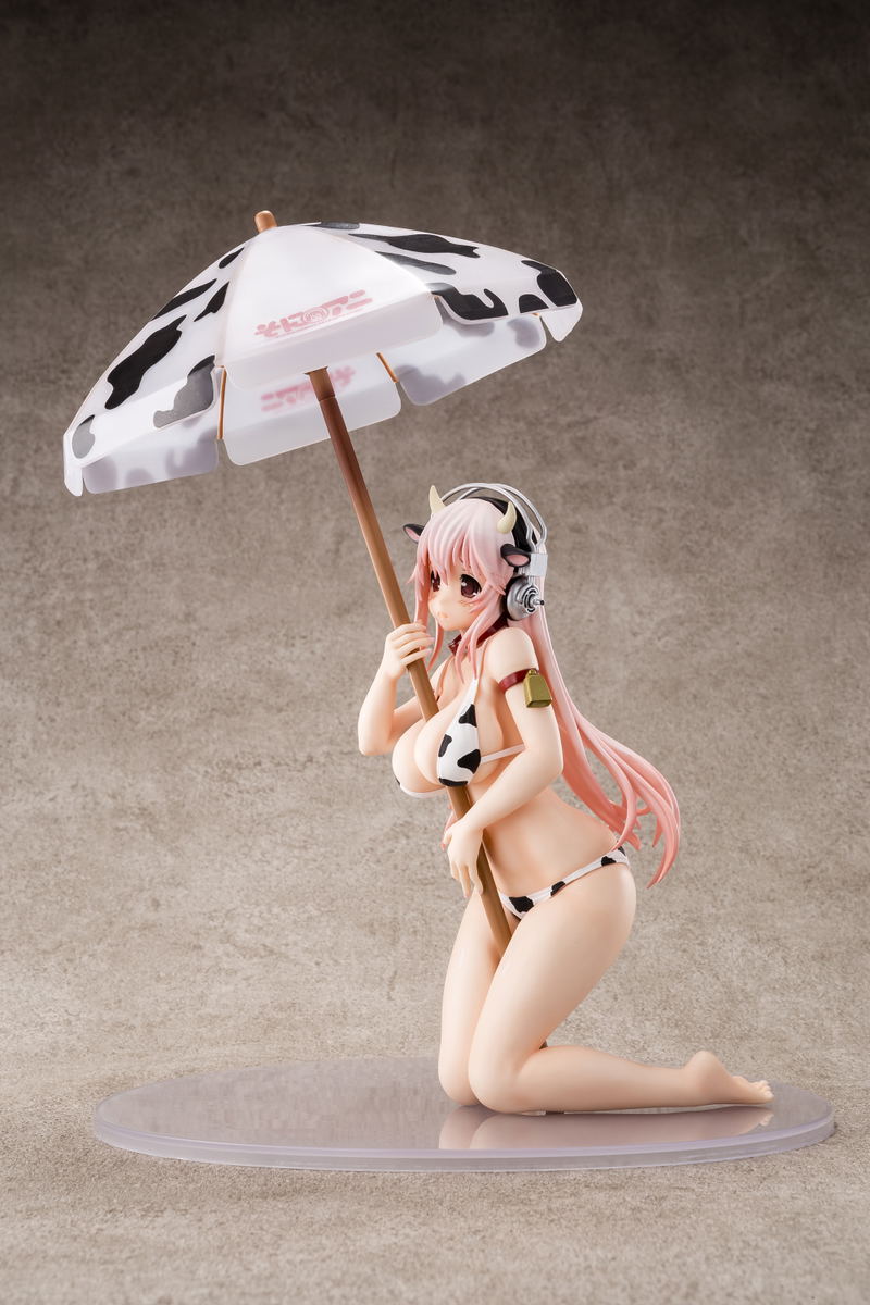 SoniAni Super Sonico The Animation 1/7 Scale Pre-Painted Figure: Super Sonico Holstein Bikini de Straw image 4