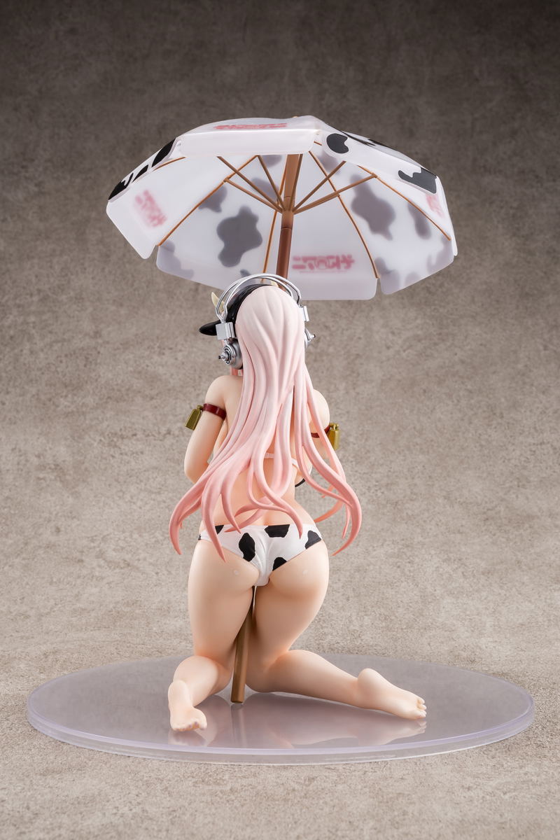 SoniAni Super Sonico The Animation 1/7 Scale Pre-Painted Figure: Super Sonico Holstein Bikini de Straw image 5