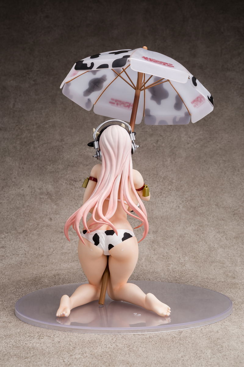 SoniAni Super Sonico The Animation 1/7 Scale Pre-Painted Figure: Super Sonico Holstein Bikini de Straw image 6