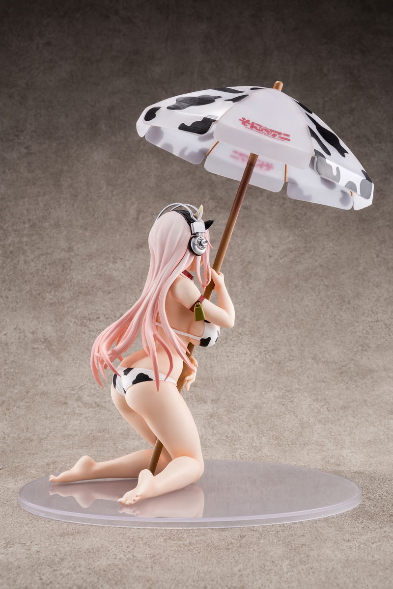 SoniAni Super Sonico The Animation 1/7 Scale Pre-Painted Figure: Super Sonico Holstein Bikini de Straw image 8