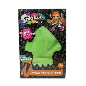 Splatoon Squid Legs Hooded Towel (Lime Green)