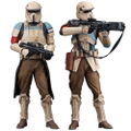 ARTFX+ Rogue One A Star Wars Story 1/10 Scale Pre-Painted Figure: Shoretrooper 2 Pack (Squad Leader & Captain) thumbnail 1