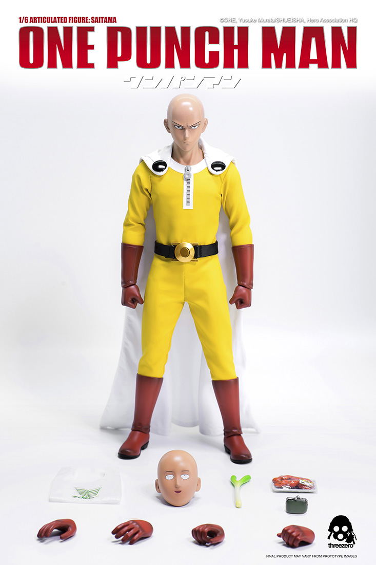 One Punch Man 1/6 Scale Action Figure: Saitama image 9