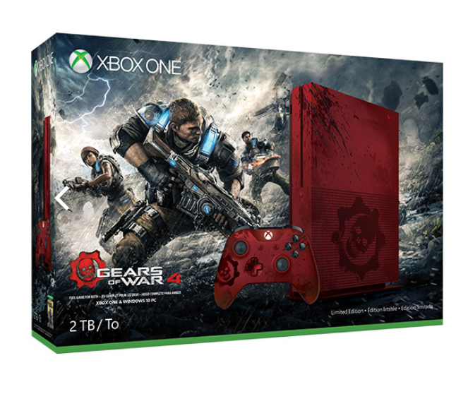Xbox One S Gears of War 4 Limited Edition Bundle (2TB Console)