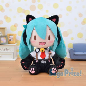 Hatsune Miku -Project Diva- Arcade Future Tone Mega Jumbo Nuigurumi: Hatsune Miku Nyanko_