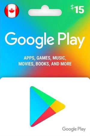 Google Play CAD 15 Gift Card | Canada Account_