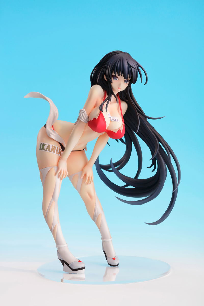 Senran Kagura New Wave G Burst 1/6 Scale Pre-Painted Figure: Ikaruga -Queen of The Circuit- image 2