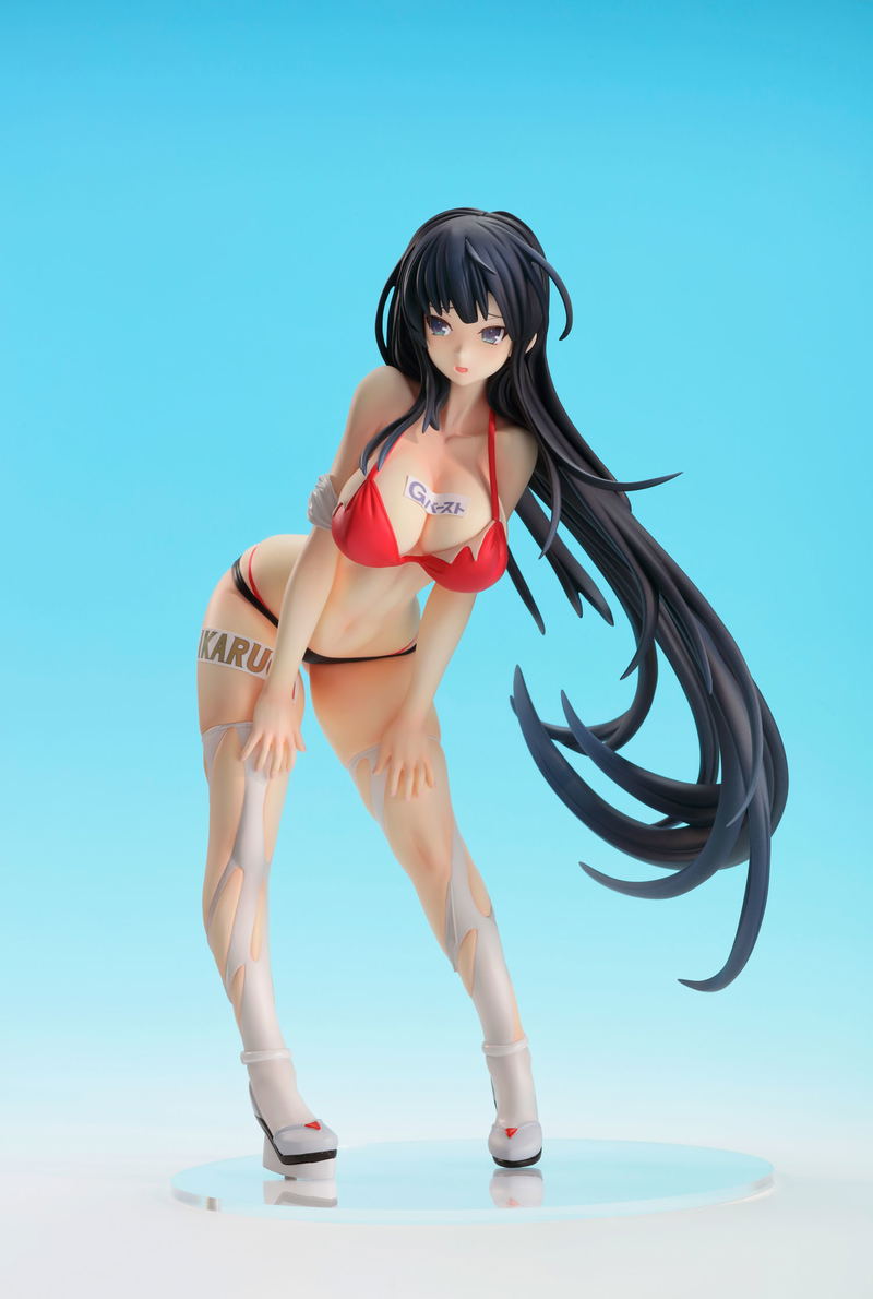 Senran Kagura New Wave G Burst 1/6 Scale Pre-Painted Figure: Ikaruga -Queen of The Circuit- image 4
