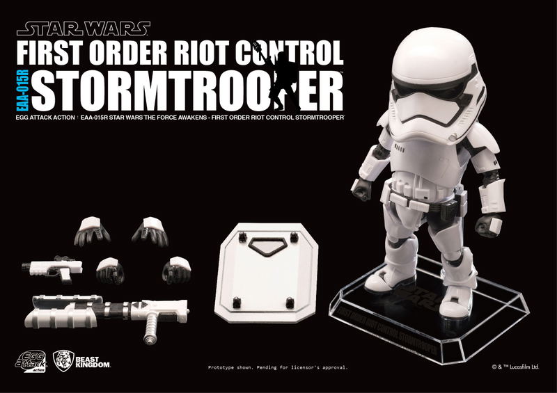 Egg Attack Action Star Wars The Force Awakens: Riot Control Stormtrooper image 1