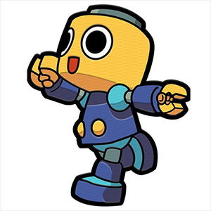 Megaman Legends Embroidery Patch: Servbots_