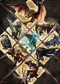 Monster Hunter XX A4 Clear File Set (Set of 4 pieces) thumbnail 11