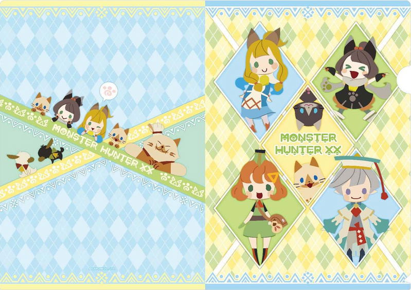 Monster Hunter XX A4 Clear File Set (Set of 4 pieces) image 10