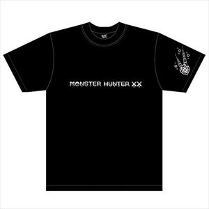 Monster Hunter XX T-shirt Wycademy Ship Recon Investigative Team Black (S Size)_