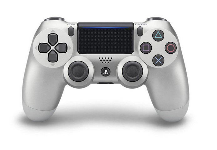 New DualShock 4 CUH-ZCT2 Series (Silver) image 1