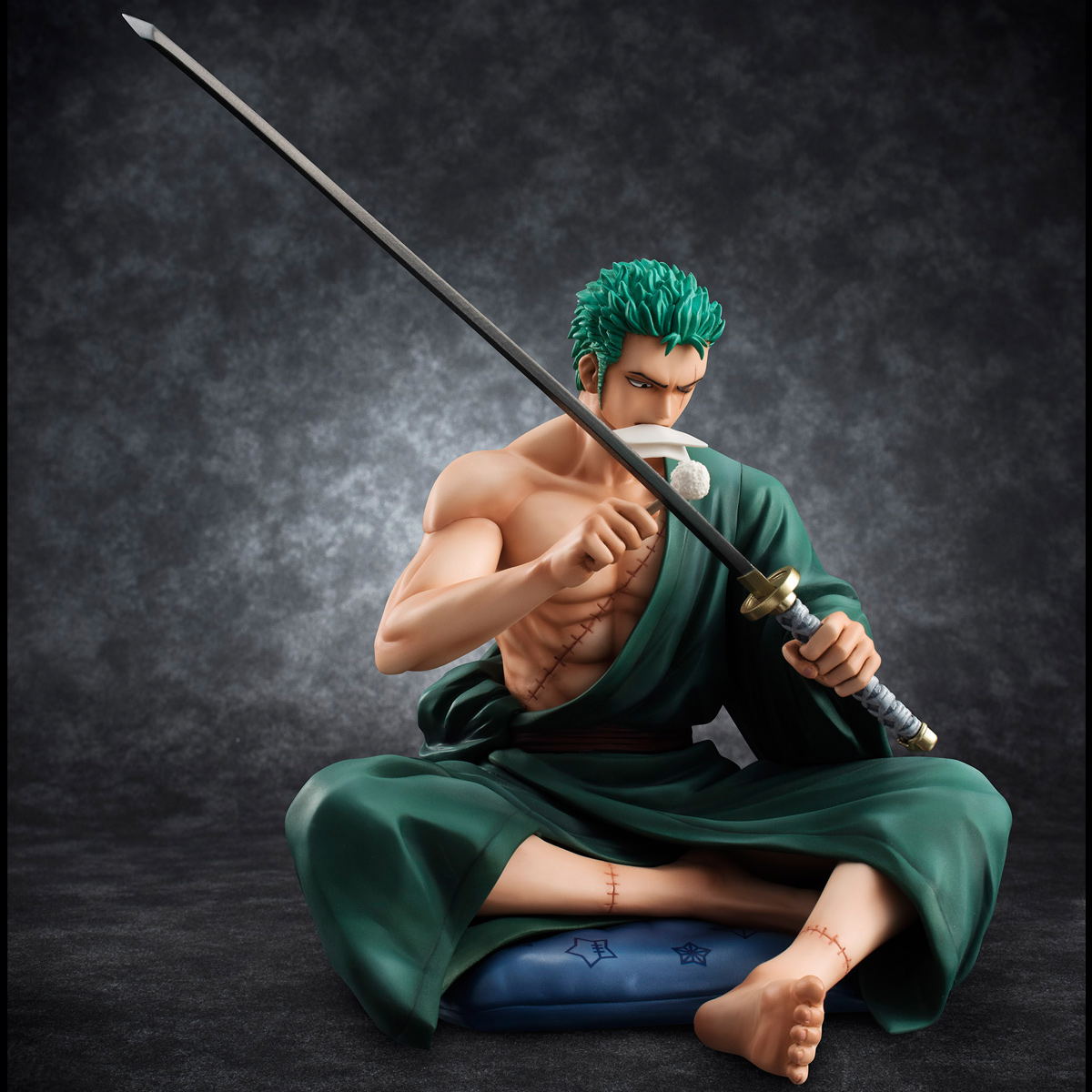 One Piece Excellent Model Portrait of Pirates SOC 1/8 Scale Pre-Painted  Figure: Roronoa Zoro