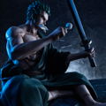 One Piece Excellent Model Portrait of Pirates SOC 1/8 Scale Pre-Painted Figure: Roronoa Zoro thumbnail 9