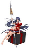 Ribbon Doll Collection Shin Ikki Tousen: Unchou Kanu Red Ver. (Miyazawa Limited Edition) thumbnail 1