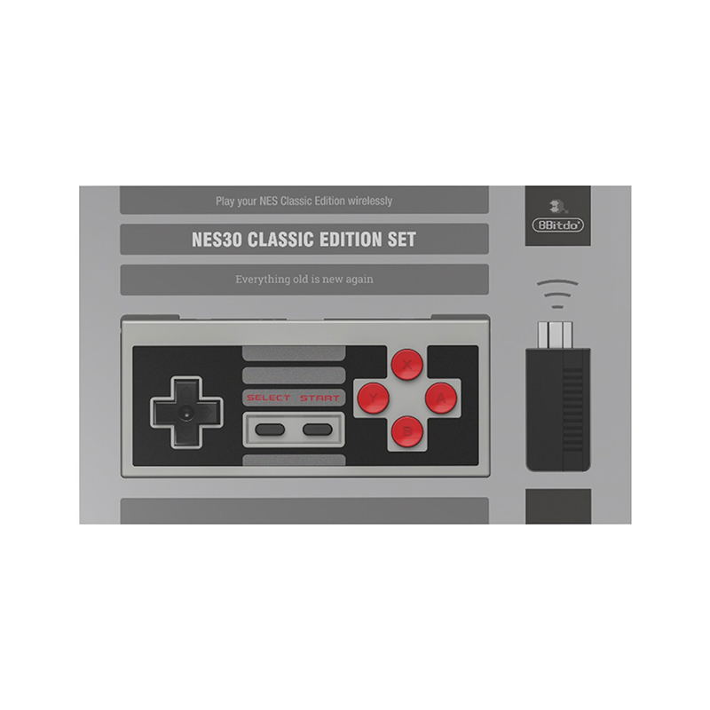 8Bitdo NES30 Classic Edition Set with Bluetooth Retro Receiver image 2