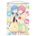 Re:Zero kara Hajimeru Isekai Wall Scroll: Rem & Ram (Re-run) thumbnail 1