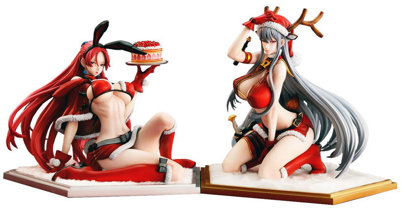 Valkyria Chronicles Duel 1/7 Scale Pre-Painted Figure: Selvaria Bles / Juliana Everhart -X'mas Party Set- image 1