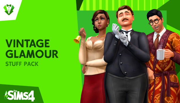 The Sims 4: Vintage Glamour Stuff (DLC) <span class="ext" style="background-color: #B0000F; color: #FFFFFF;">DLC</span> <span class="ext" style="background-color: #F96529; color: #FFFFFF;">Electronic Arts</span> <span class="ext ext_digital">digital</span> image 1